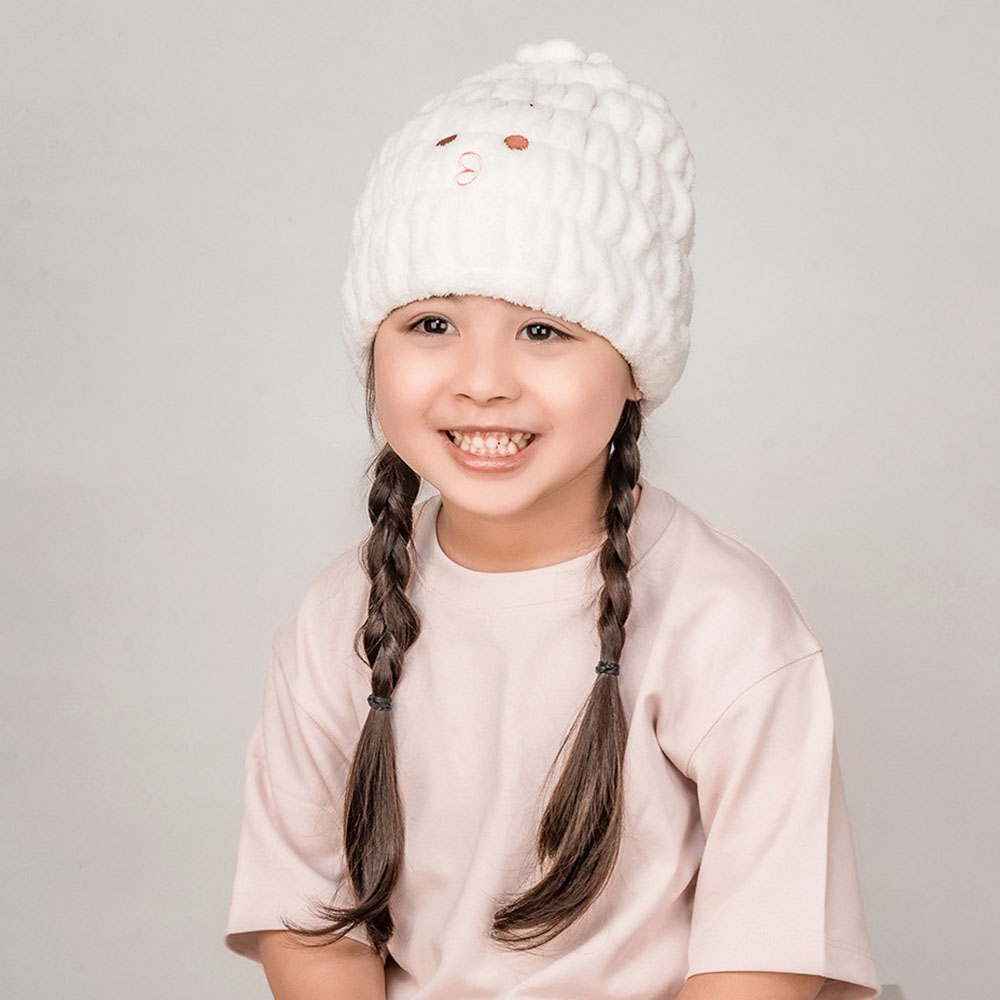 SANSO LIFE 美食系列超細纖維浴帽 小籠包